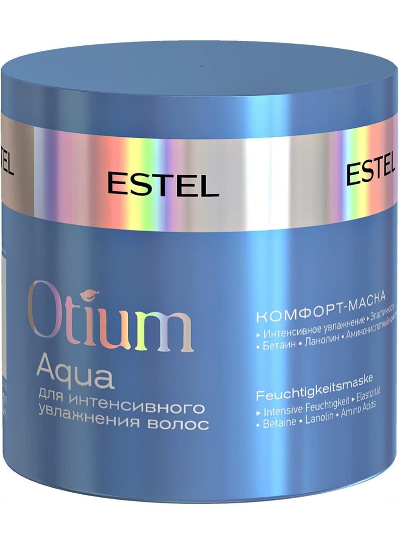 Estel Otium Aqua Hair Mask for Intensive Hair Moisture 300 ml Provides Intensive Moisture and Restores Hydrobalance and Structure of the Hair Gives Softness Elasticity